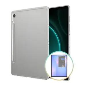 고품질 갤럭시탭S9 플러스 투명 젤리 케이스+종이질감 보호필름 1매 (WFKDTST)