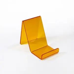 옐로우디스받침대 아크릴스탠드 디스스탠드 투명옐로우 (WFKDGFH)