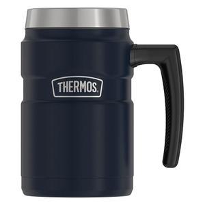 [미국배송] 보온병 스테인리스 킹 16온스 커피 데스크 머그잔 미드나잇 블루