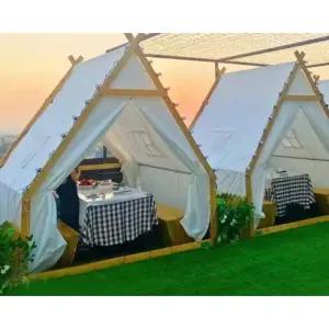 글램핑 오두막 정자 정원 부스 캠핑 야외 파고라 루프탑