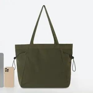 숄더백 캐주얼 스트링 기저귀 쇼퍼백 가방 카키 (WFKDXVN)