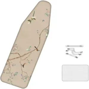 야질란 설치하기 쉬운 다림질 보드 커버 스코치 저항 패드와 탄성 패스너 2겹 추가 디자인 교체