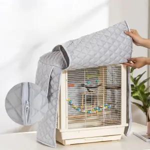 겨울 새장 천 보온 단열 조류 방한용품 커버 애완동물집