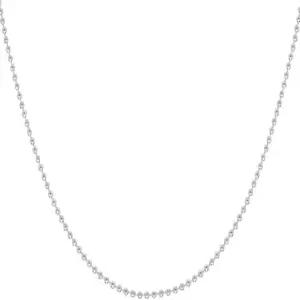 Verona Jewelers 925 스털링 실버 이탈리안 1.5MM 2MM 3MM 4MM 5MM 비드 볼 체인 목걸이 솔리드 군번줄