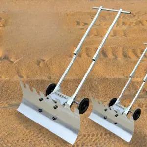 바퀴제설기 눈삽 진입로 바퀴 운동장 스크레퍼