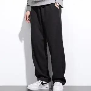 남자 밴딩 바지 일자 와이드 겨울 남자 기모 바지 데일리 일자핏