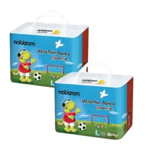나비잠 기저귀 울트라씬듀얼핏 팬티형 대형 30p X 2팩 BNS