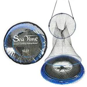 씨타임 10단 블루 와이어 살림망 WEDFCD6