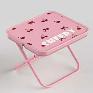 캠핑 피크닉 경량 의자 접이식 귀여운 체리 폴딩 체어