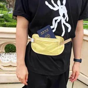 소매치기방지 여행용 복대 가방 베이지 여행 복대 WEE3555