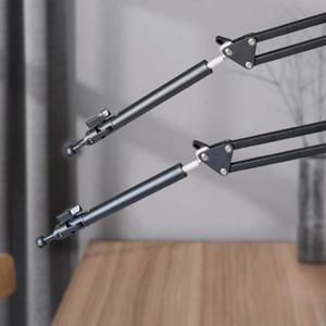 마이크 용으로 조절 가능 플라스틱 확장로드 스탠드 17mm 볼 마운트 어댑터