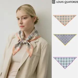 루이까또즈 로쉐코스 실크 삼각 스카프 2WSM348