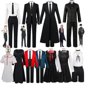 체인소맨 하야카와 아키 코스프레 슈트 덴지 마키마 정장 캐릭터 애니 할로윈 코스튬 의상