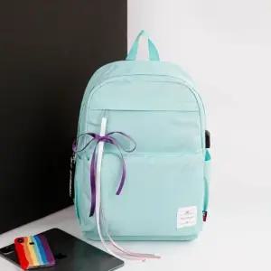 캐주얼 백팩 인기 데일리 패션 여자 책가방 민트 가방 (WFKEPNA)