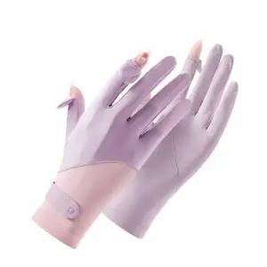 여성 바이커 등산 운전용 장갑 햇빛 쿨장갑 사계절