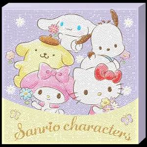 보석십자수 25x25 신리오캐릭터즈 봄날 십자수 큐빅 DIY 만들기 어린이십자수