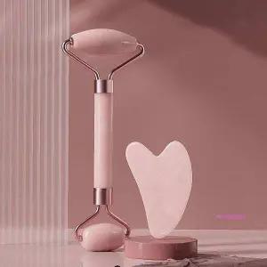 얼굴 브이롤러+괄사 마사지 림프절 경락ssu453