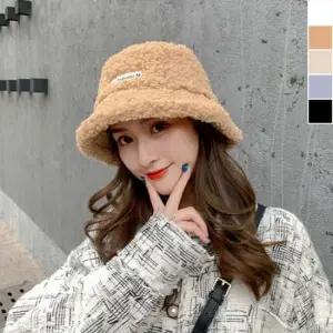 양털 뽀글이 스타일 겨울 버킷햇 1P 고품질 패션 벙거