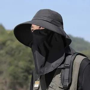 여름 얼굴 스타일 햇빛가리개 작업 모자 고품질 등산