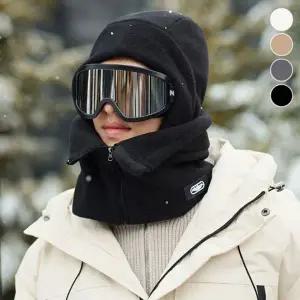 후드워머 마스크 여자 플리스 겨울 넥워머 남자 안면