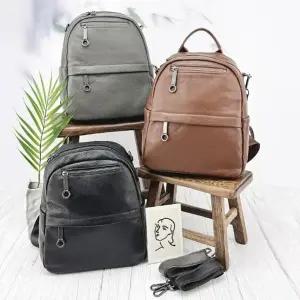 여성 가죽 미니 숄더 백팩 스몰 직장인 대학생 가방