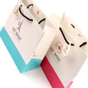 ( )땡큐일러스트 쇼핑백 종이가방 손잡이 포장 (10개세트)