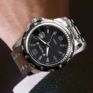 가죽 메탈 고급 비즈니스 손목 시계 남성 남자 패션 가죽시계 남성시계