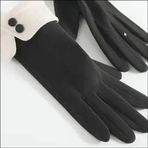 오픈 핸드워머 여자 터치 깔끔한 손가락 겨울 장갑 손가락