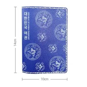 문화센터 복지관 바느질 공예 전통무늬 가죽 여권지갑 만들기 셀프 취미키트 diy 공방