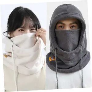 후드 넥워머 일체형 방한마스크 플리스 바람막이 야외작업 배달 현장 겨울 목토시 방풍