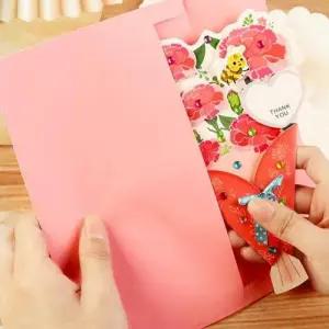 어린이집 카네이션 편지지 카드 엽서 편지 봉투 만들 WFHNZ4L