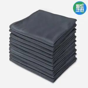 [월드크린] 윈도우클래스 40x60 그레이 10장 행주 걸레 물 수건 타올 주방 청소