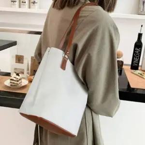 여성 출근룩 캔버스백 무지 에코 천가방 작은가방 여성 여자 천가방 직장인토트백 에코백 무지 캔버스