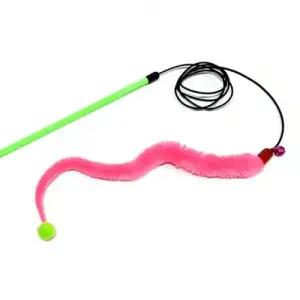 고양이 스네이크 줄낚시대 1P 방울 사냥 스틱 장난감 WECD307