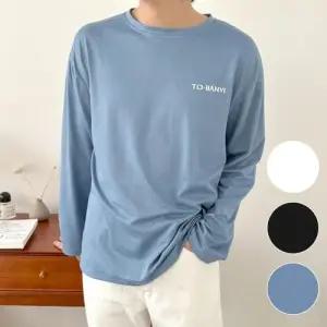 남성 롱슬리브티 라운드 레이어드 긴팔 이너 티셔츠 WEE8EC8