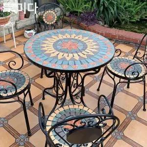 카페 가든 정원 테이블 발코니 접이식 발코니 원형