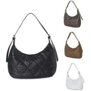 가벼운 여성 숄더백 라운드 여성 패딩 데일리 여자 경량