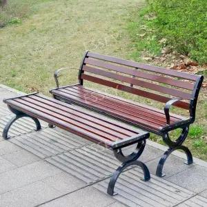 야외 카페 의자 120CM 야외벤치 등받이 공원 관공서 벤치