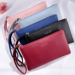 PK 여성 지퍼 클러치지갑 파우치 핸드폰지갑 다용도지갑