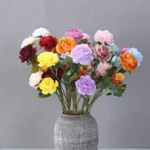 인조 장식 인테리어 10177 꽃 생화같은 PP 조화 모란