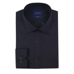 [롯데백화점]예작 슬림핏 남자 긴팔 스판 기본 블랙 셔츠YJFSBS160BK