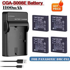 CGA-S008E DMW-BCE10E VW-VBJ10E 파나소닉 DMC-FS3 FS5 FS20 FX30 FX33 FX35 FX36 FX37 FX38 FX55 FX500 TA