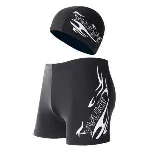 [셀러에이드]남성용 스포츠 수영 트렁크 바지 수영모 물놀이용