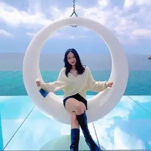 야외 달 그네 흔들 공원 인테리어 실내 포토존 테라스 발코니 마당 카페 리조트 공중 팬션