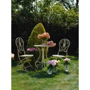 북유럽 엔틱 야외 카페 세트 4인용 테이블 의자 원형