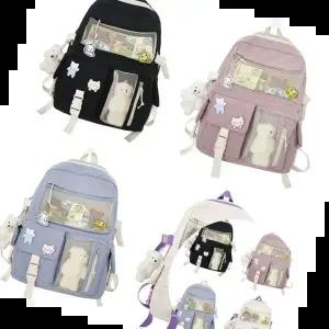 백팩 10대 캐주얼 고등학생 책가방 유행 가방