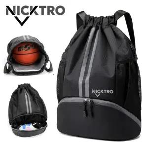 (J00190 닉트로 운동 백팩)닉트로 남녀공용 신발 축구공 농구공 스포츠 운동 헬스 자전거 수영 방수 소지품