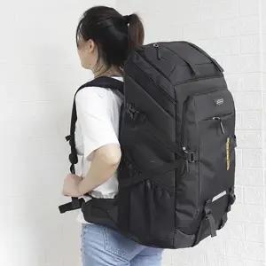 [다잇템] 남녀공용 검정 등산여행 대형 백팩