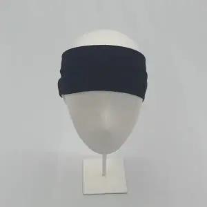 남녀공용 무지 골지 반다나 헤어밴드 블랙