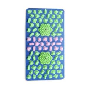 지압판 뾰족 옥자갈 550X290MM 자갈매트 발지압매트